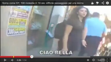 “Ciao Bella” VS Molestie VS Approccio vero: commento al video sulle “100 molestie” in 10 ore